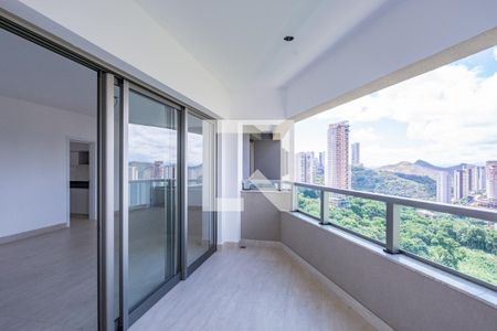 Varanda da Sala de apartamento para alugar com 3 quartos, 126m² em Vila das Flores, Nova Lima
