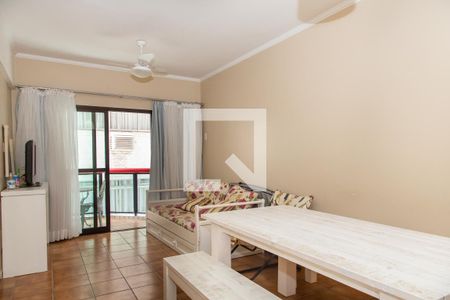 Sala de apartamento para alugar com 1 quarto, 42m² em Loteamento Joao Batista Juliao, Guarujá
