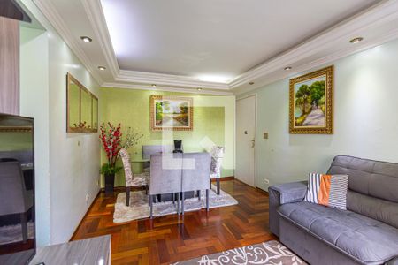 Sala de apartamento à venda com 2 quartos, 62m² em Vila Floresta, Santo André