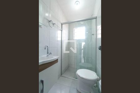 Banheiro de casa para alugar com 1 quarto, 45m² em Jardim Brasilandia, São Bernardo do Campo