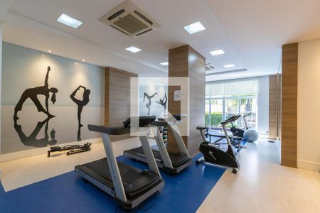 Apartamento para alugar com 50m², 1 quarto e 2 vagas Apartamento para alugar com 50m², 1 quarto e 2 vagasÁrea comum - Academia