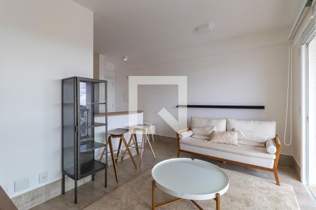 Sala de apartamento para alugar com 1 quarto, 50m² em Cambuí, Campinas