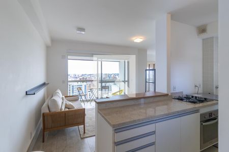 Sala de apartamento para alugar com 1 quarto, 50m² em Cambuí, Campinas