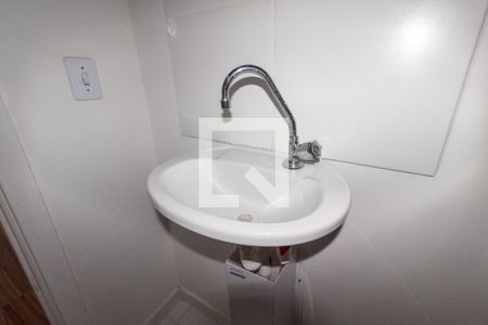 Banheiro da Suíte de apartamento à venda com 1 quarto, 23m² em Vila Ré, São Paulo