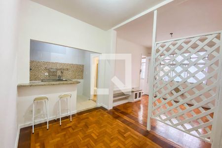 Sala de apartamento para alugar com 1 quarto, 50m² em Glória, Rio de Janeiro