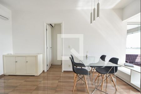 Sala de Jantar  de apartamento para alugar com 1 quarto, 49m² em Campo Belo, São Paulo