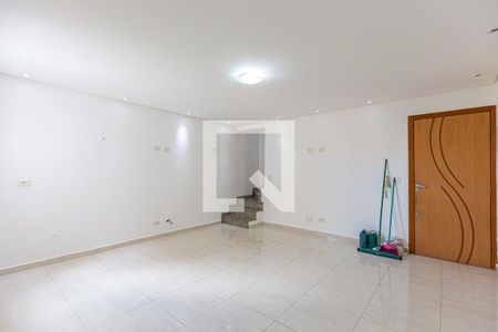 Sala de apartamento à venda com 3 quartos, 144m² em Vila Scarpelli, Santo André