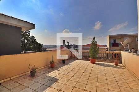 Varanda do Quarto 1 de casa à venda com 3 quartos, 176m² em Jardim Utinga, Santo André