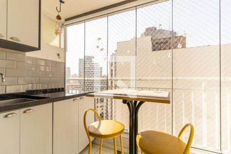 Apartamento para alugar com 34m², 1 quarto e 1 vagaVaranda