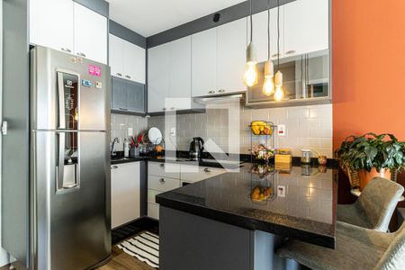 Cozinha de apartamento para alugar com 1 quarto, 34m² em República, São Paulo