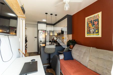 Sala de apartamento para alugar com 1 quarto, 34m² em República, São Paulo