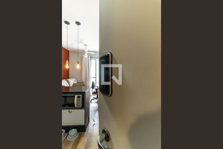 Apartamento para alugar com 34m², 1 quarto e 1 vagaFechadura eletrônica