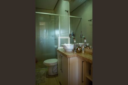 Banheiro da Suíte 1 de casa à venda com 2 quartos, 96m² em Guarujá, Porto Alegre