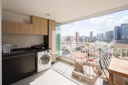 Varanda de apartamento para alugar com 2 quartos, 58m² em Chácara Santo Antônio , São Paulo