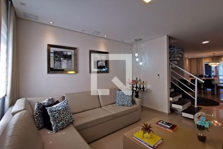 Sala de casa de condomínio à venda com 3 quartos, 160m² em Jardim Carolina, Jundiaí