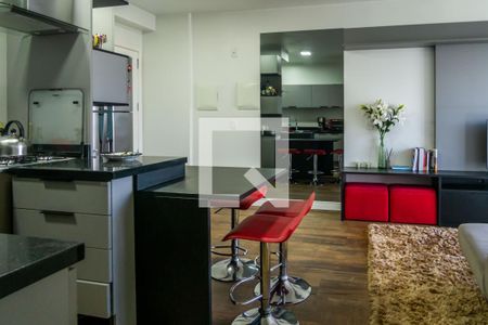Sala/Cozinha de kitnet/studio para alugar com 1 quarto, 42m² em Praia de Belas, Porto Alegre