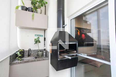 Varanda de apartamento para alugar com 2 quartos, 60m² em Jardim Holanda, Uberlândia