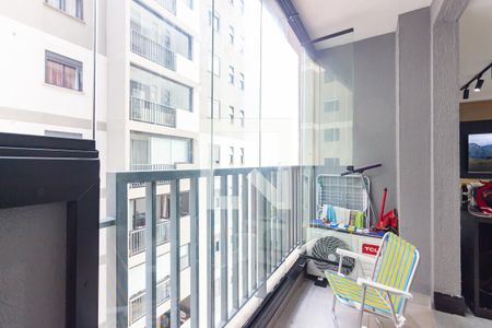 Varanda  de apartamento à venda com 1 quarto, 48m² em Presidente Altino, Osasco