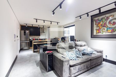 Sala  de apartamento à venda com 1 quarto, 48m² em Presidente Altino, Osasco