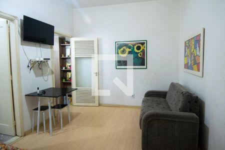 Sala de apartamento à venda com 1 quarto, 22m² em Leme, Rio de Janeiro