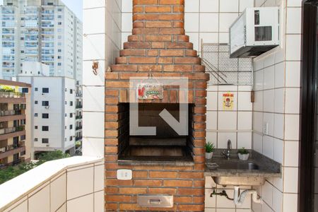 Varanda - Churrasqueira de apartamento para alugar com 2 quartos, 64m² em Jardim Las Palmas, Guarujá