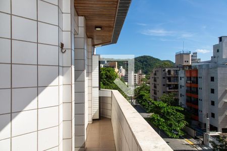 Varanda  de apartamento para alugar com 2 quartos, 64m² em Jardim Las Palmas, Guarujá