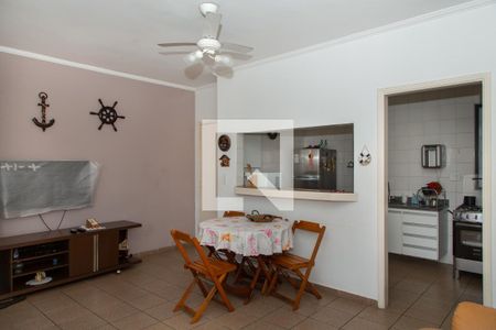 Sala de apartamento para alugar com 2 quartos, 64m² em Jardim Las Palmas, Guarujá