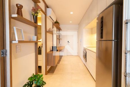Cozinha de apartamento para alugar com 1 quarto, 39m² em Butantã, São Paulo