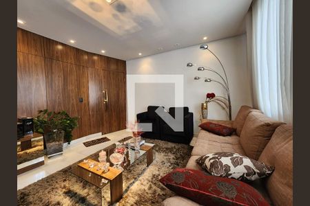 Sala de apartamento à venda com 3 quartos, 110m² em Lourdes, Belo Horizonte