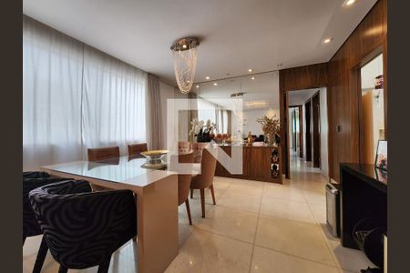Sala de apartamento à venda com 3 quartos, 110m² em Lourdes, Belo Horizonte