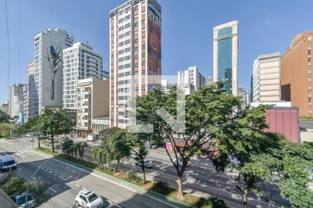 Vista do Quarto de apartamento para alugar com 1 quarto, 30m² em Consolação, São Paulo