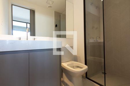 Studio para alugar com 30m², 1 quarto e sem vaga Studio para alugar com 30m², 1 quarto e sem vagaBanheiro