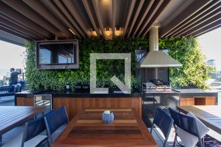 Studio para alugar com 30m², 1 quarto e sem vaga Studio para alugar com 30m², 1 quarto e sem vagaÁrea comum - Churrasqueira