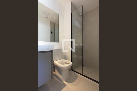 Studio para alugar com 30m², 1 quarto e sem vaga Studio para alugar com 30m², 1 quarto e sem vagaBanheiro
