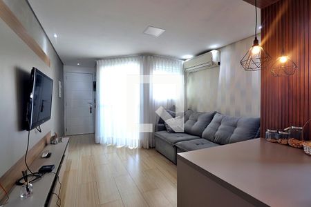 Sala de apartamento à venda com 2 quartos, 54m² em Jardim, Santo André