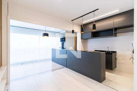 Sala e Cozinha de apartamento para alugar com 1 quarto, 50m² em Vila Mariana, São Paulo