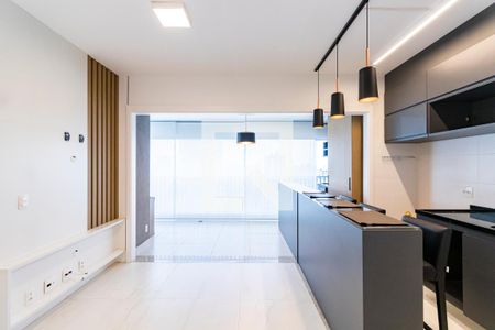 Sala e Cozinha de apartamento para alugar com 1 quarto, 50m² em Vila Mariana, São Paulo