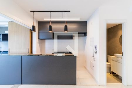 Sala e Cozinha de apartamento para alugar com 1 quarto, 50m² em Vila Mariana, São Paulo