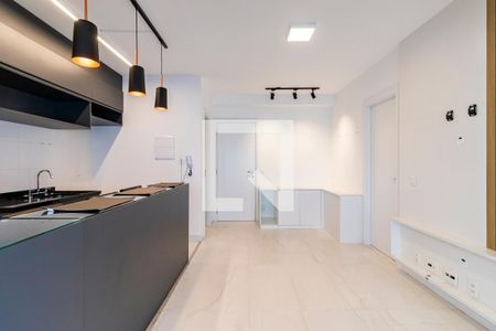 Sala e Cozinha de apartamento para alugar com 1 quarto, 50m² em Vila Mariana, São Paulo