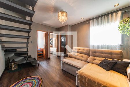 Sala de apartamento à venda com 2 quartos, 85m² em Parque das Nações, Santo André
