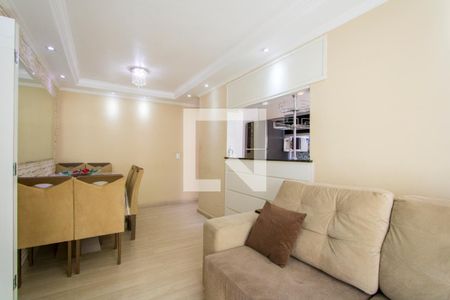 Sala de apartamento para alugar com 3 quartos, 67m² em Parque São Vicente, Mauá