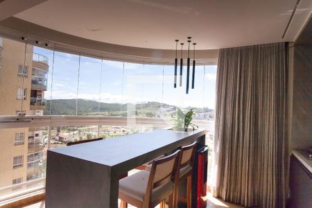 Varanda gourmet de apartamento à venda com 3 quartos, 163m² em Alphaville Nova Lima, Nova Lima