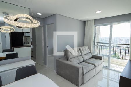 Sala de apartamento para alugar com 2 quartos, 56m² em Planalto, São Bernardo do Campo