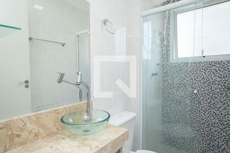 Banheiro Social de apartamento à venda com 2 quartos, 53m² em Vila Goncalves, São Bernardo do Campo