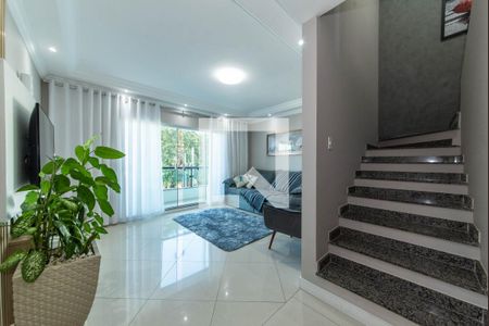 Sala de apartamento à venda com 3 quartos, 168m² em Parque das Nações, Santo André