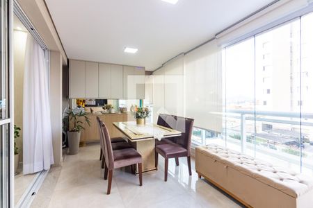 Varanda gourmet de apartamento à venda com 3 quartos, 92m² em Vila Osasco, Osasco