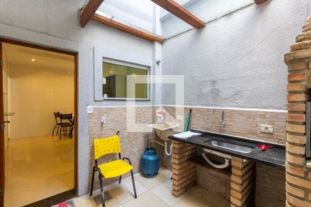Área de serviço/churrasqueira de casa para alugar com 3 quartos, 120m² em Vila Caiçara, Praia Grande