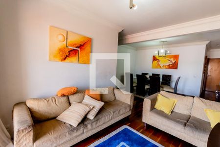 Sala de apartamento para alugar com 3 quartos, 120m² em Campestre, Santo André