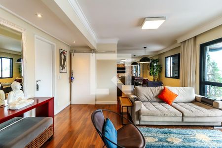 Sala de apartamento à venda com 2 quartos, 109m² em Real Parque, São Paulo