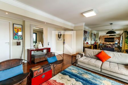Sala de apartamento à venda com 2 quartos, 109m² em Real Parque, São Paulo